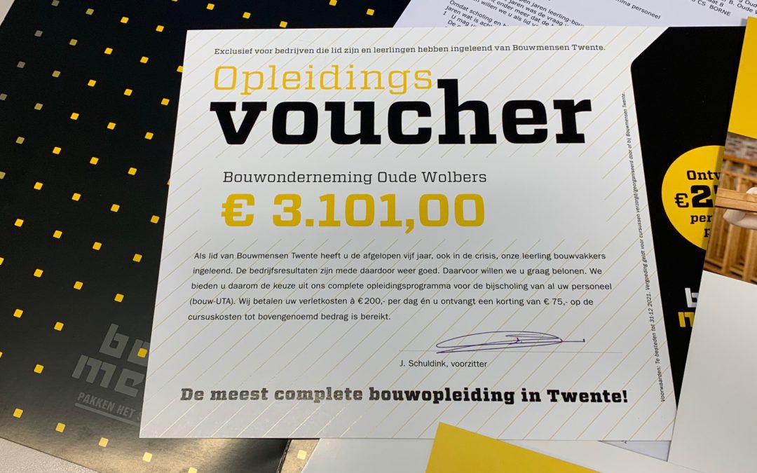 Voucher voor vakmanschap
