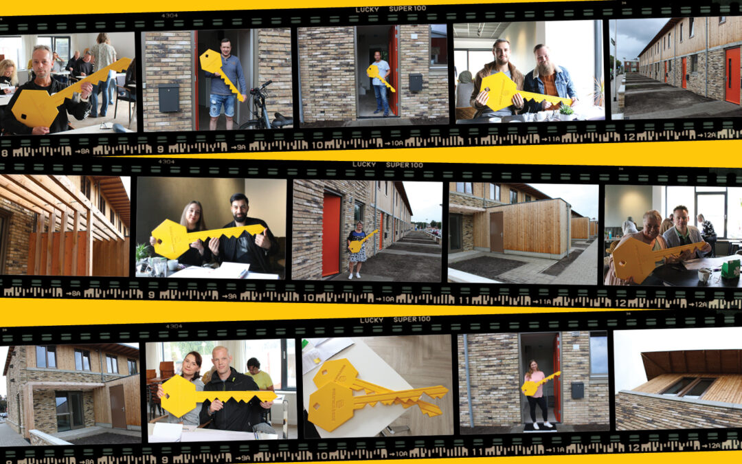 Bewoners krijgen sleutel van de zeer energiezuinige woningen in Hengelo